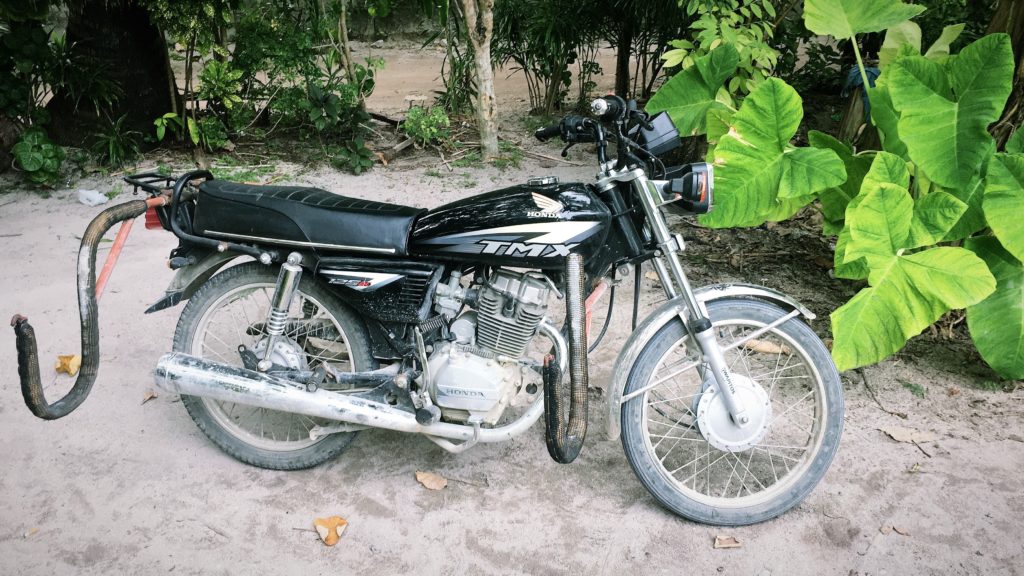 Motor bike in Siargao